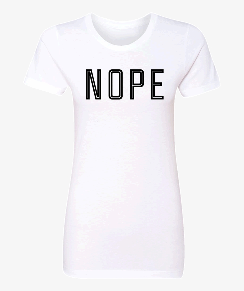 Nope - Wake Up T-shirt, transparent png download