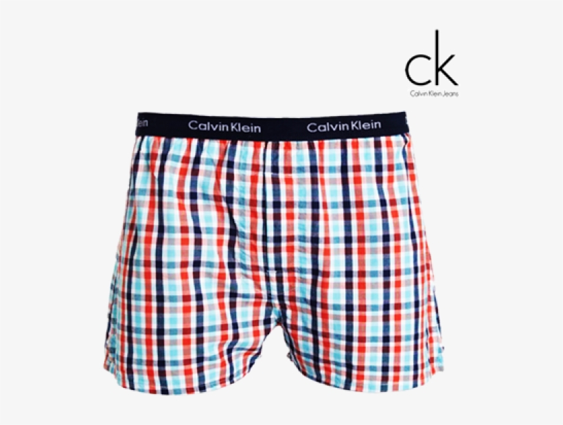 ~calvin Klein Checkered Boxer Short Underwear - Undergarment, transparent png download