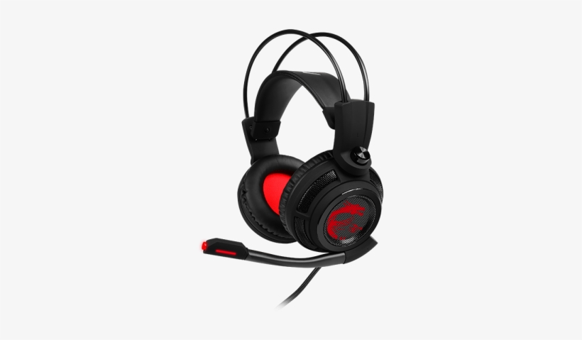 Headsets Gaming Gear Ds502 Gaming Headset - Msi Headset Ds502, transparent png download