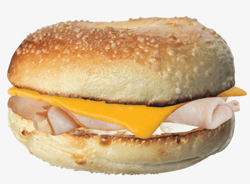Bragel Ham And Cheese - Ham And Cheese Bagel, transparent png download