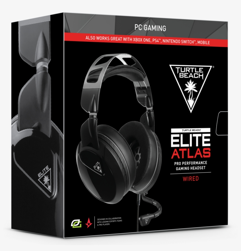 Turtle Beach Launches Atlas Series Of Wired Gaming - Turtle Beach Elite Atlas, transparent png download