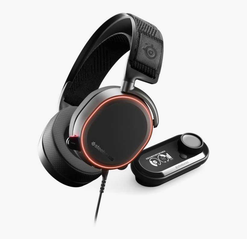 Arctis Pro Usb High Fidelity Gaming Headset And Gamedac - Steelseries Arctis Pro, transparent png download