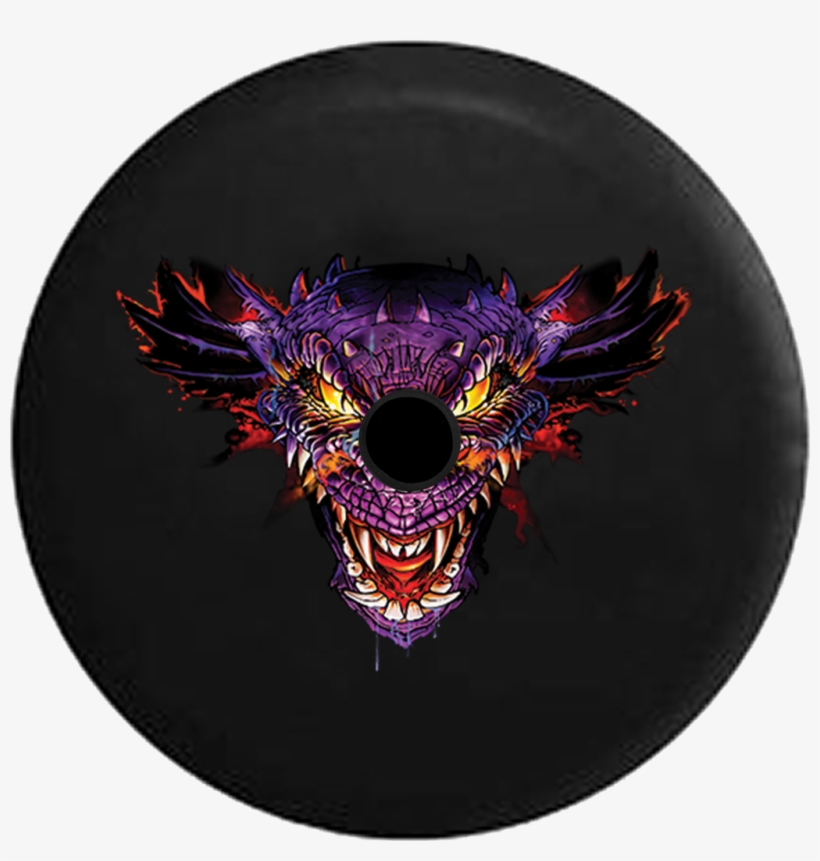 Jeep Wrangler Jl Backup Camera Fire Breathing Dragon - Dragon Face, transparent png download