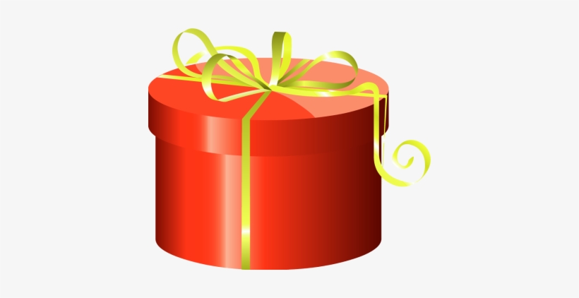 Gift Clipart Cylinder - Cylinder Gift Box, transparent png download