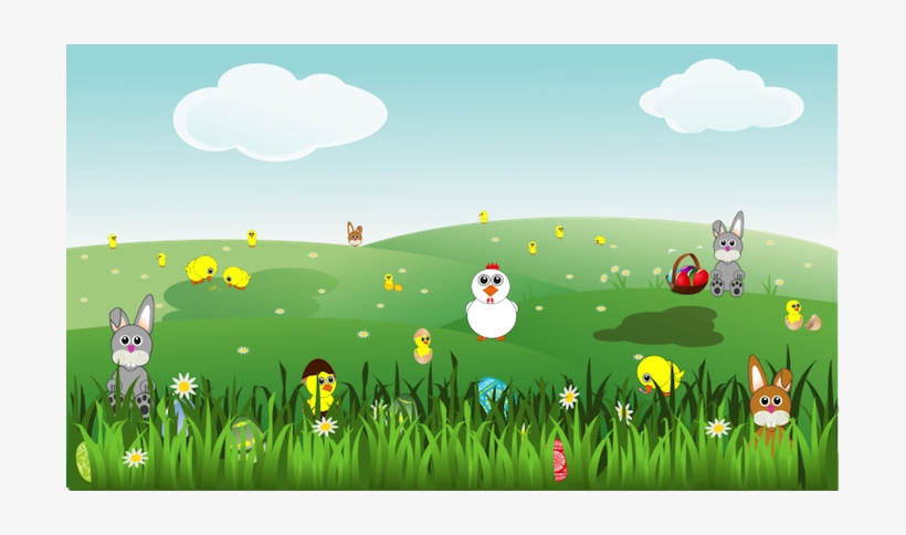Easter Morning - Landscape Clipart, transparent png download