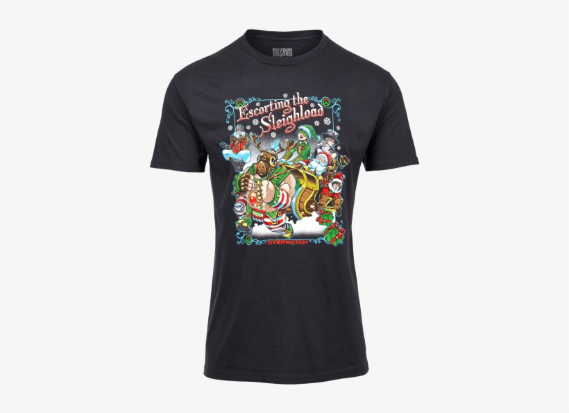 Overwatch Winter Wonderland Sleighload Shirt - Shirt, transparent png download