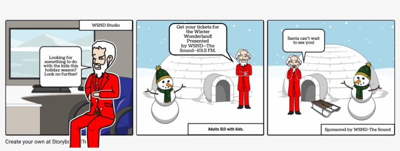 Winter Wonderland Ad - Cartoon, transparent png download
