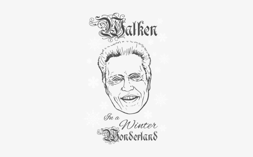 Walken In A Winter Wonderland - 7 Sins Wrath Throw Blanket, transparent png download