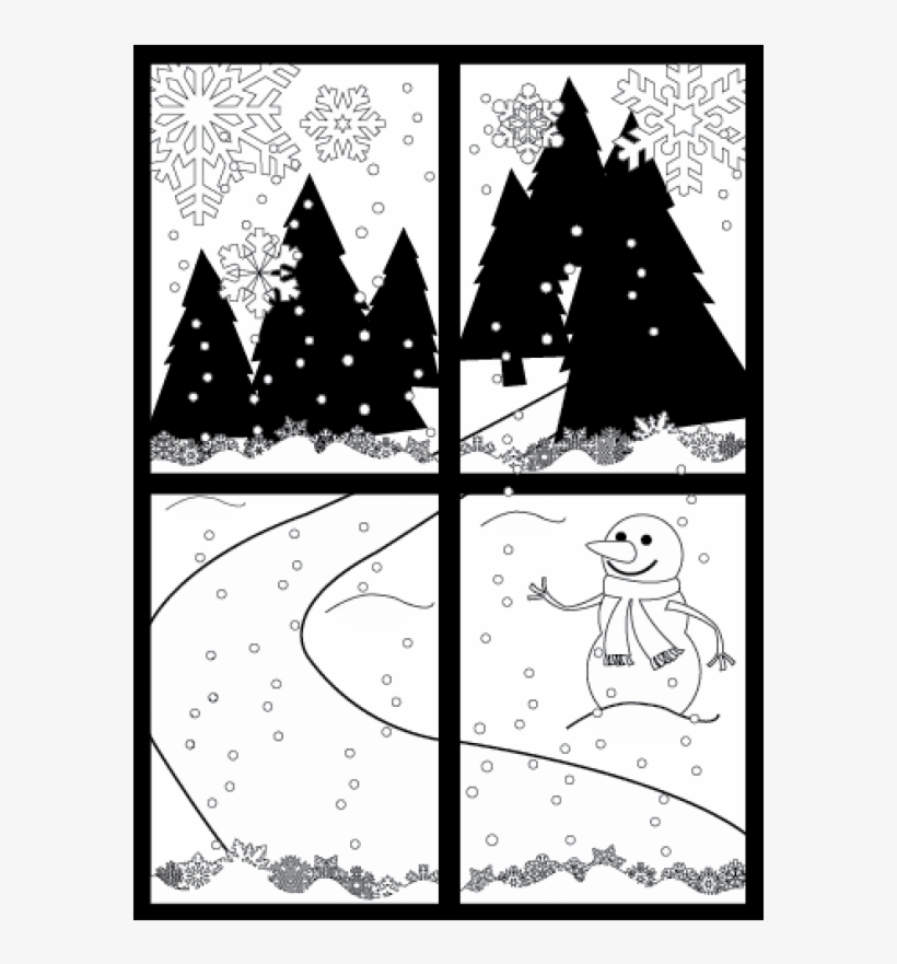 Winter Wonderland Stamp - Illustration, transparent png download