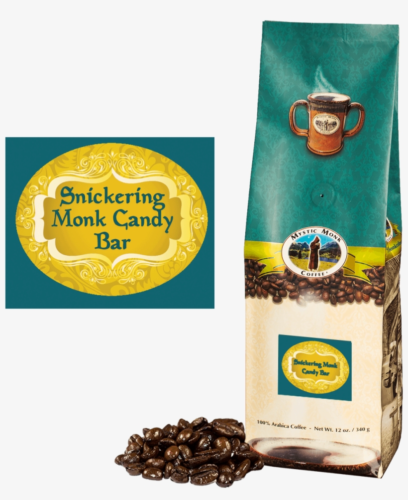 Mystic Monk Coffee - Espresso Blend - Dark Roast Whole, transparent png download