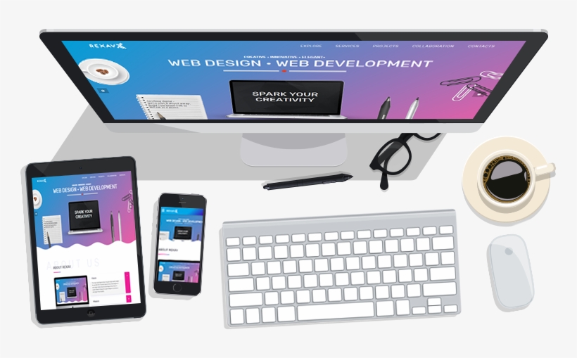 Web-design - Solid State White Apple Wireless Keyboard Skin, transparent png download