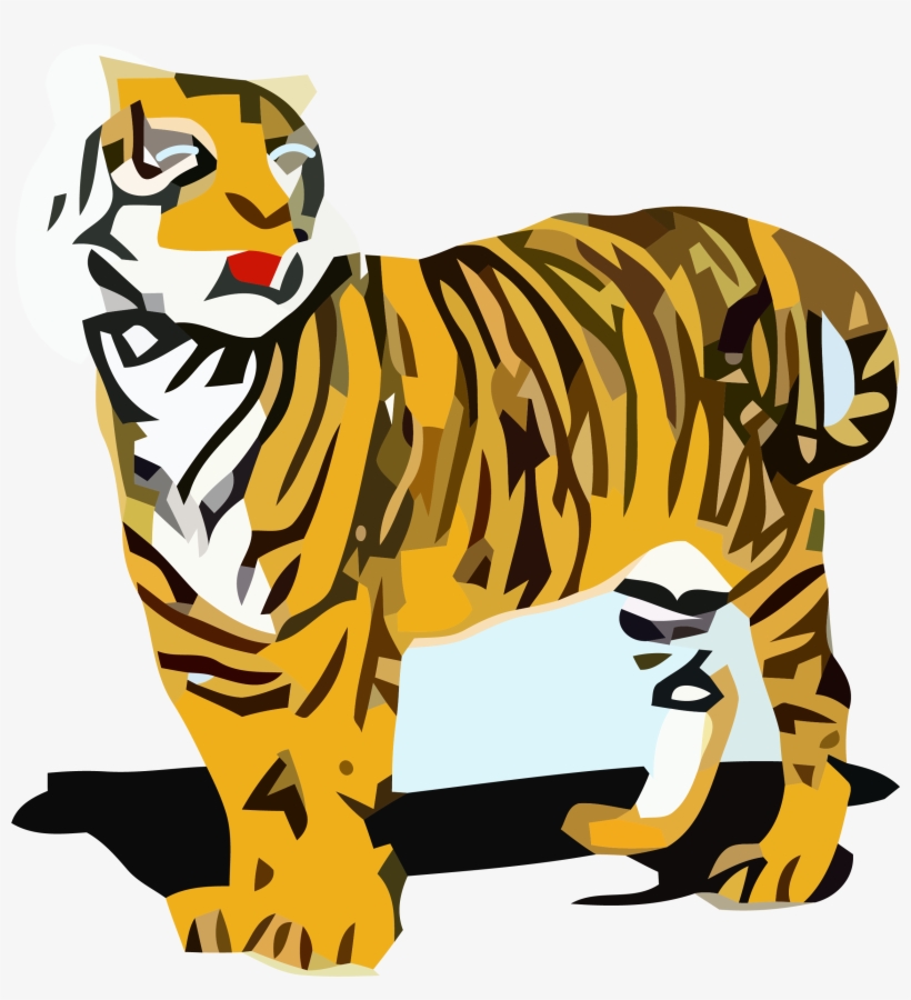 Look Tigger Clipart Png - Tiger Clipart, transparent png download