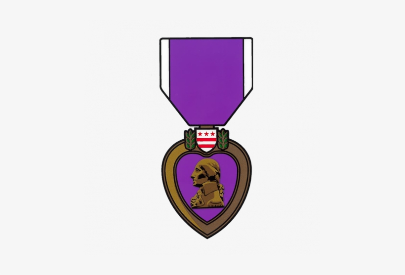 Vector Download Decal The Marine Shop - Purple Heart, transparent png download