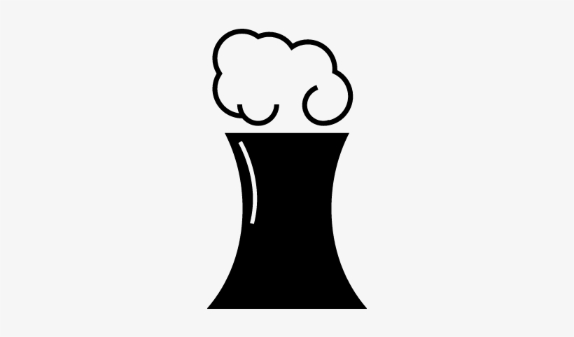 Cooling Tower Smoke Vector - Cooling Tower Symbol Png, transparent png download