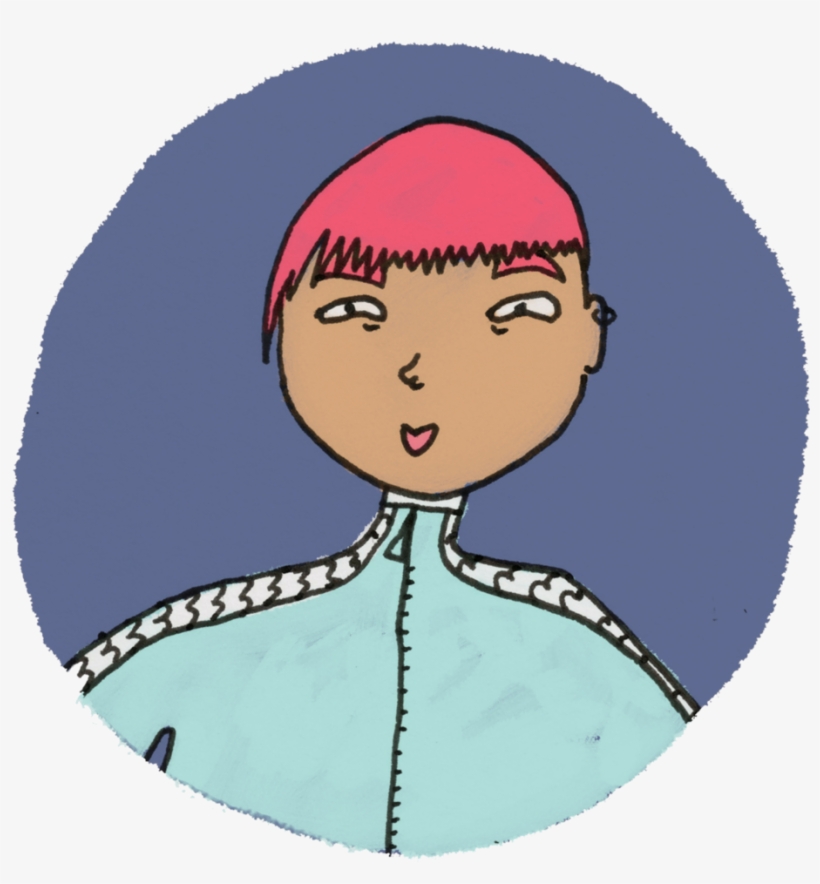 Pink Hair Asian Girl - Hair, transparent png download