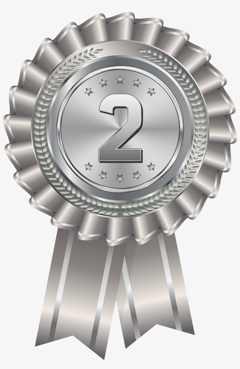 Medal Png Image - Free Clip Art Silver Medal, transparent png download