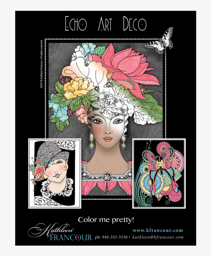 1 Echo Art Deco Color Me Pretty Gallery Pg - Art, transparent png download
