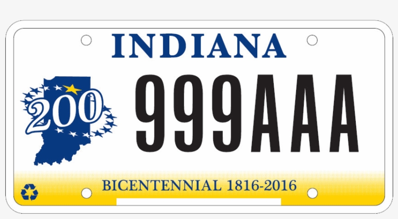 Highland Police Department - Indiana License Plate, transparent png download