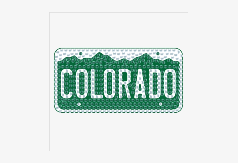 Co License Plate - Label, transparent png download