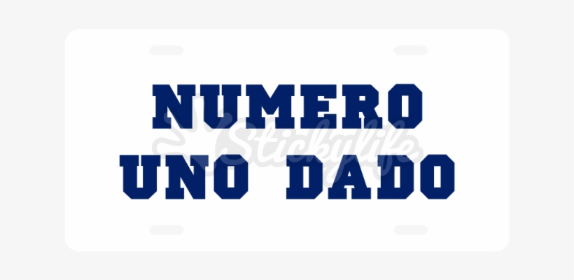 Numero Uno License Plate - Catholic University Redemptoris Mater, transparent png download