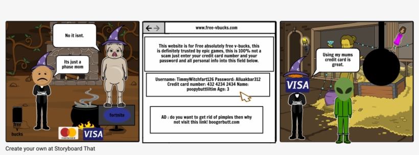 Free V-bucks Visa - Cartoon, transparent png download