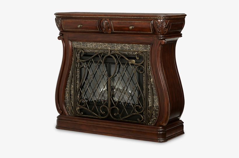 The Sovereign Fireplaces Collection Fireplace - Aico Furniture Sovereign Fireplace With Swing Doors, transparent png download