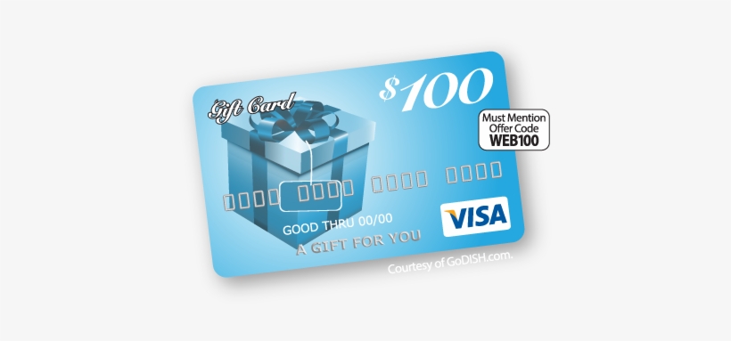 Visa Giftcard 100 Email - Graphic Design, transparent png download
