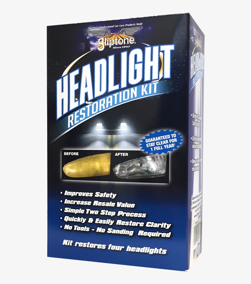 Gliptone Headlight Restoration, transparent png download