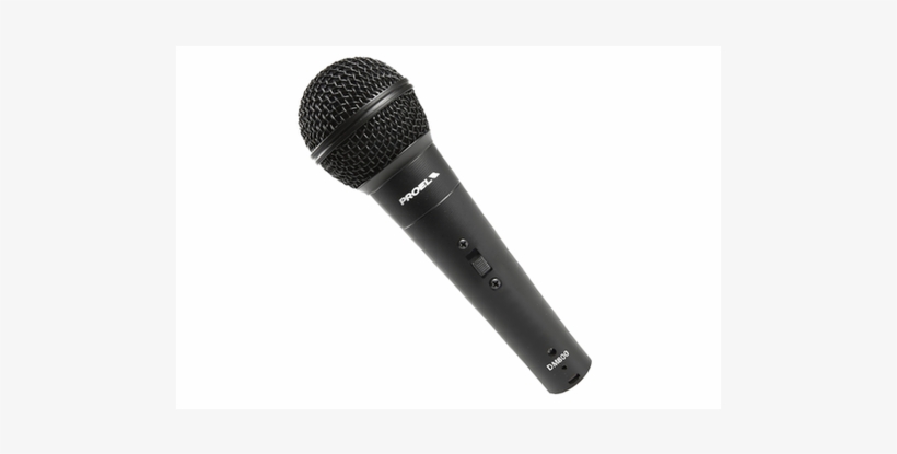 Micrófono Vocal Dinámico Con Switch - Proel Dm800 Dynamic Microphone, Black, transparent png download