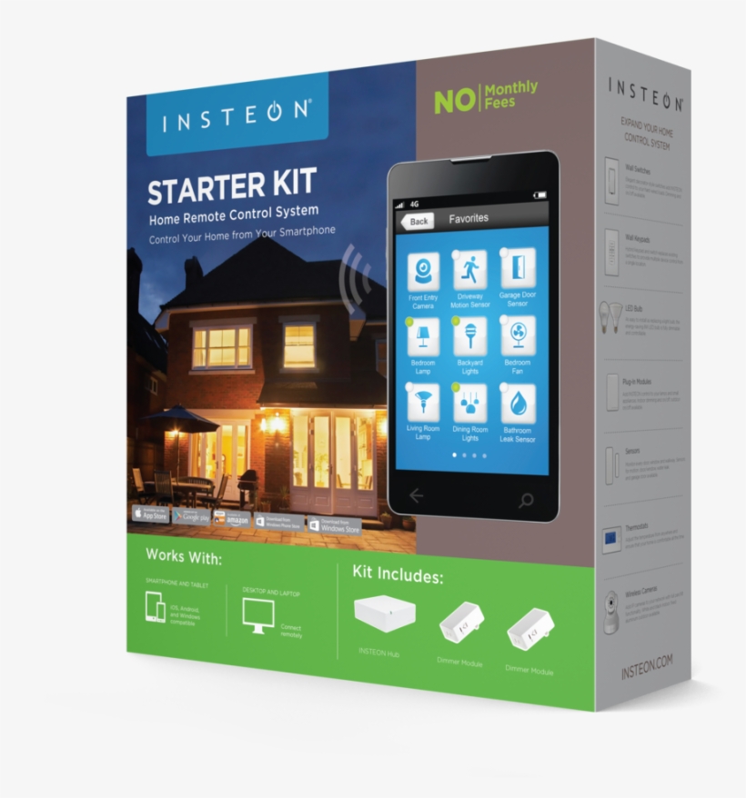 Starter Kit Box - Insteon Starter Kit With Hub And 2, transparent png download