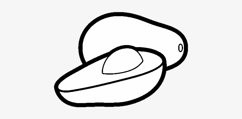 Dibujo De Aguacates Para Colorear - Aguacate Dibujo Para Colorear, transparent png download