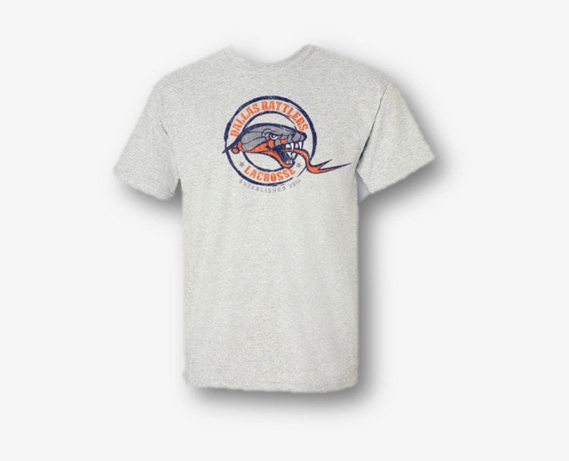 Grey Snakehead T-shirt - Rochester Rattlers, transparent png download