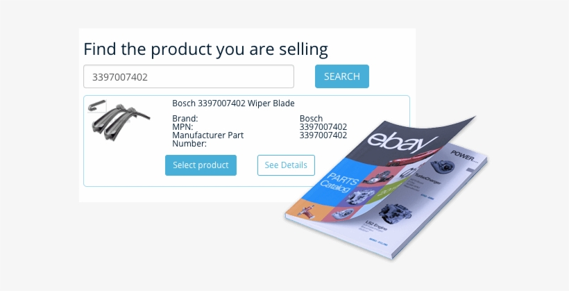 Ebay Catalog For Motor Parts - Bosch - Pióro Wycieraczki 3 397 007 584, transparent png download