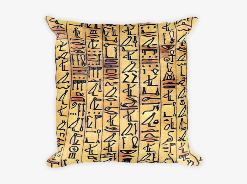 Chocolate Ancestor, Llc- Egyptian Hieroglyphics Pillow - Egyptian Hieroglyphic Dictionary By Budge E A Wallis, transparent png download