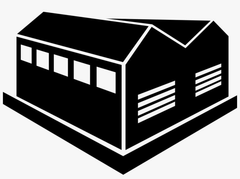 Industrial Building Comments - Industrial Shed Icon, transparent png download