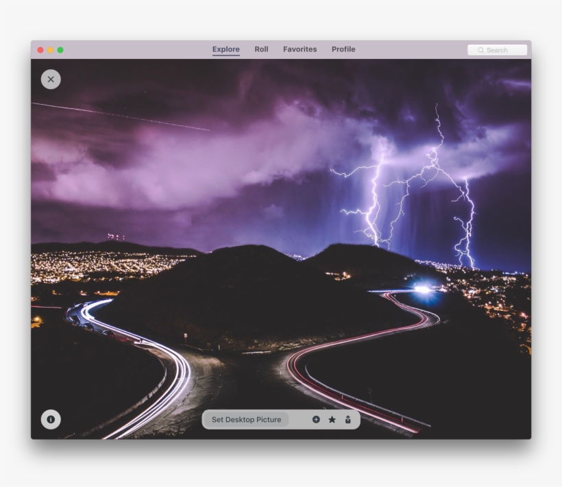 Retina-ready Mac Wallpapers - Lighting Storm Long Exposure, transparent png download