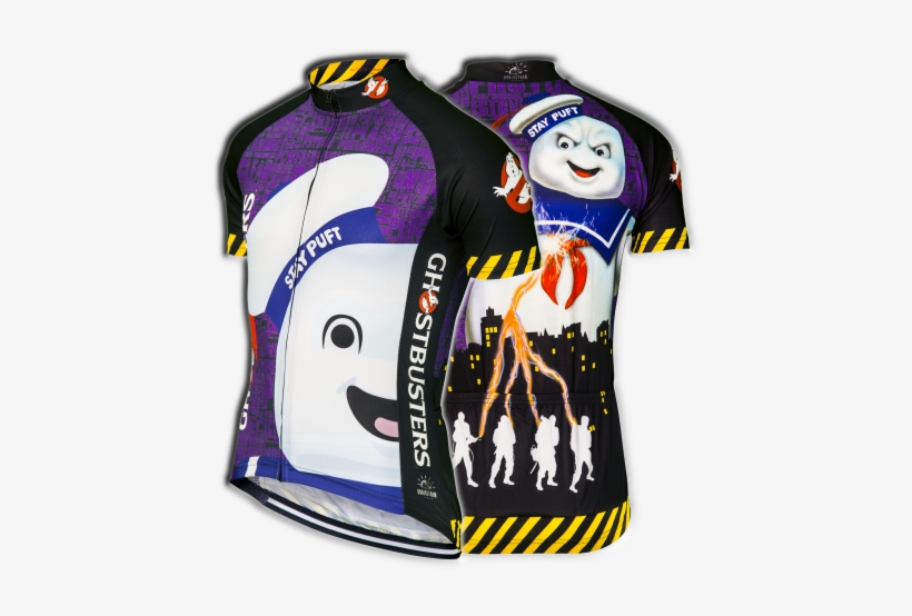 Ghostbusters Stay Puft Cycling Jersey - Cycling Jersey, transparent png download