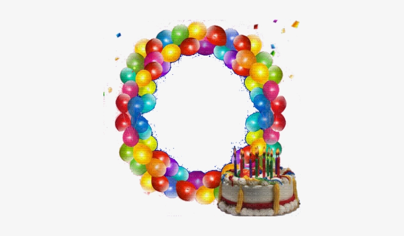 Birthday Balloons Frame - Mickey Mouse Balloon Arch Png, transparent png download