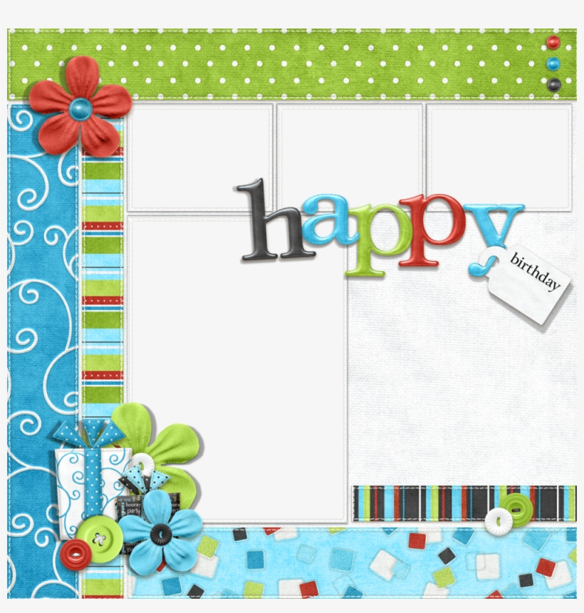 Happy Birthday Frame, transparent png download