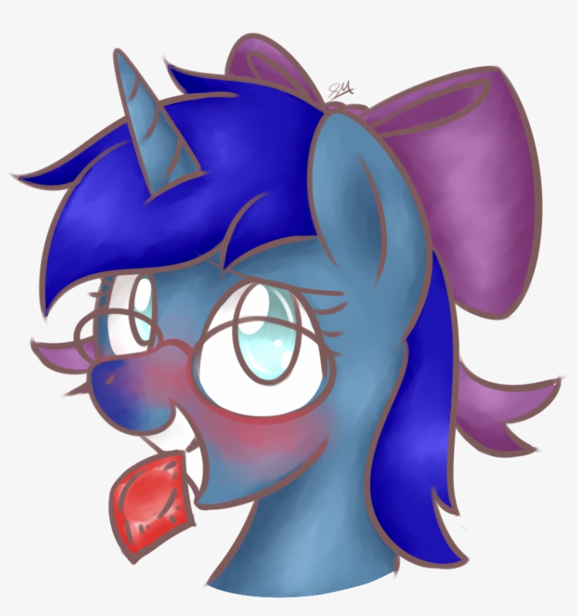 Sugar Morning, Blushing, Bow, Bust, Commission, Condom, - Morning, transparent png download