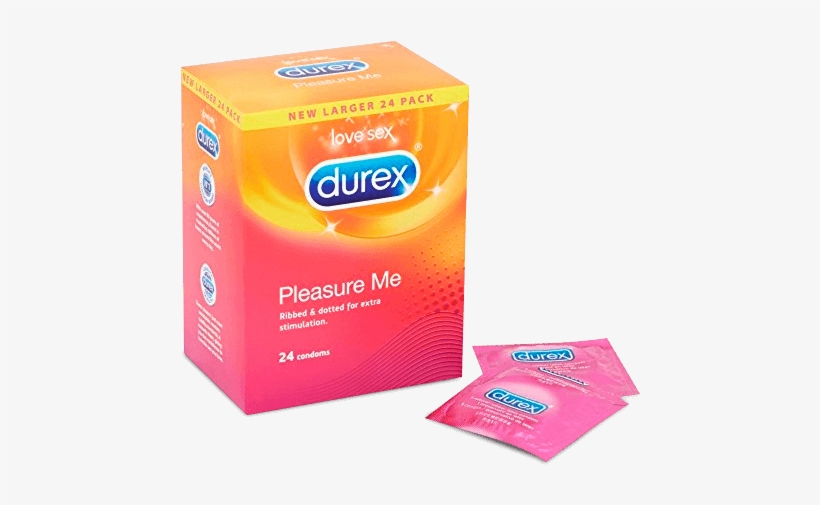 Durex Pleasure Me Ribbed And Dotted Condoms - Durex Pleasure Me Condooms, transparent png download