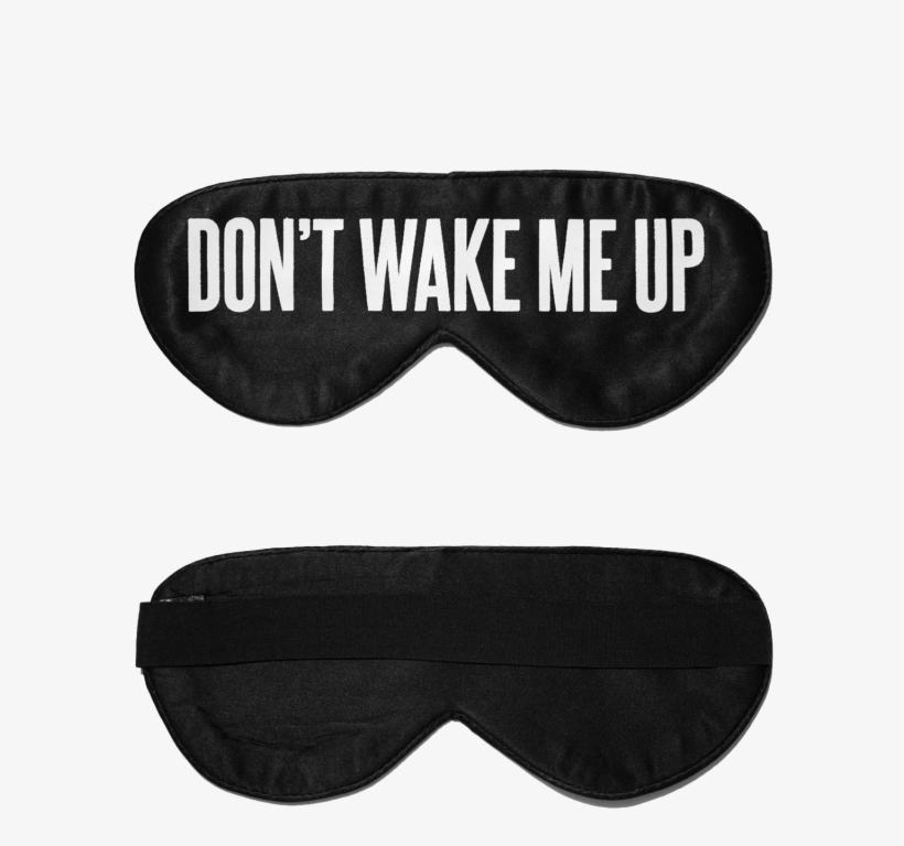 Don't Wake Me Up Silk Sleep Mask Perpetual Shade - Blindfold, transparent png download