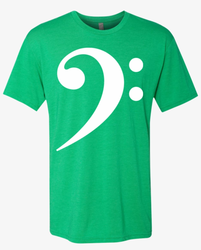 Bass Clef Tri-blend Tee - Bowling Shirt T Shirt, transparent png download