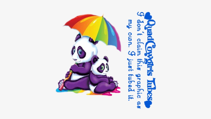 Lisa Frank Tubes - Lisa Frank Panda, transparent png download