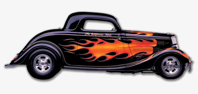 Old Drawing Hot Rod - Hot Rod Png, transparent png download