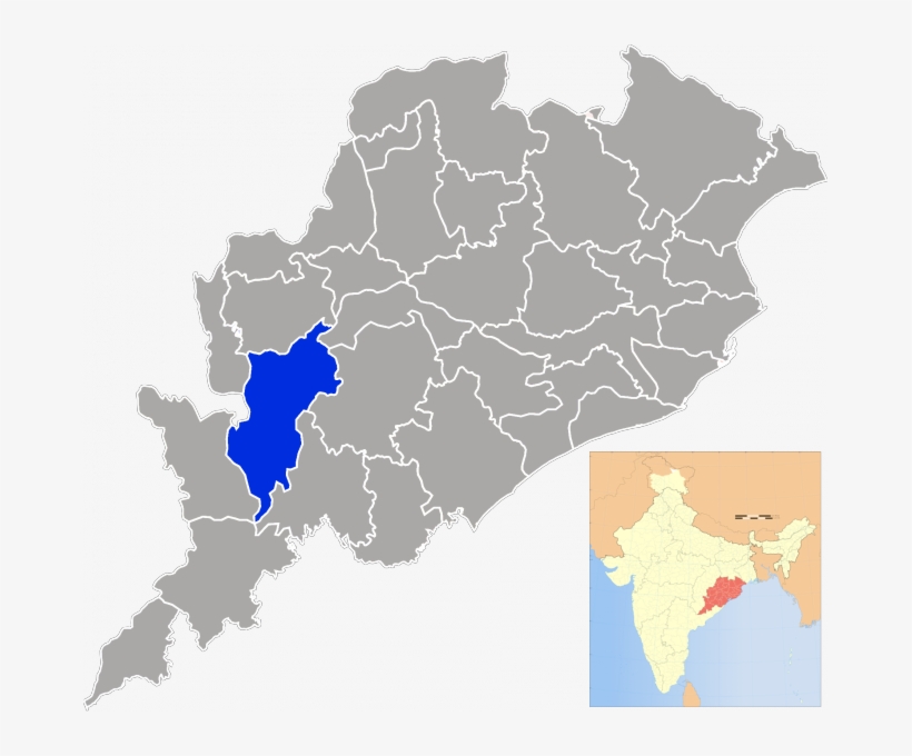 Map/district Court In India - Jharsuguda In Odisha Map, transparent png download