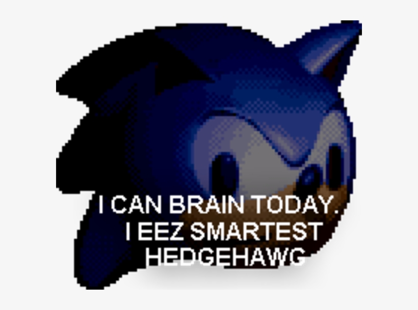 Down Syndrome Sonic - Sonic With Down Syndrome, transparent png download