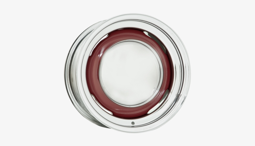 Chrome Outer/bare Center - Wheel Vintiques - 15 Series Gennie Chrome/bare Wheel, transparent png download