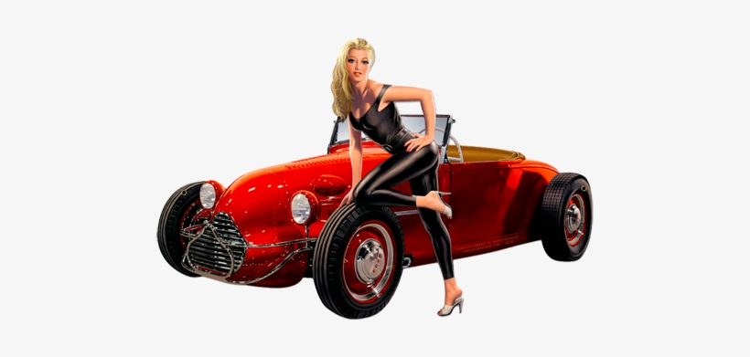 Vintage Tin Sign - Greg Hildebrandt Hot Rod, transparent png download