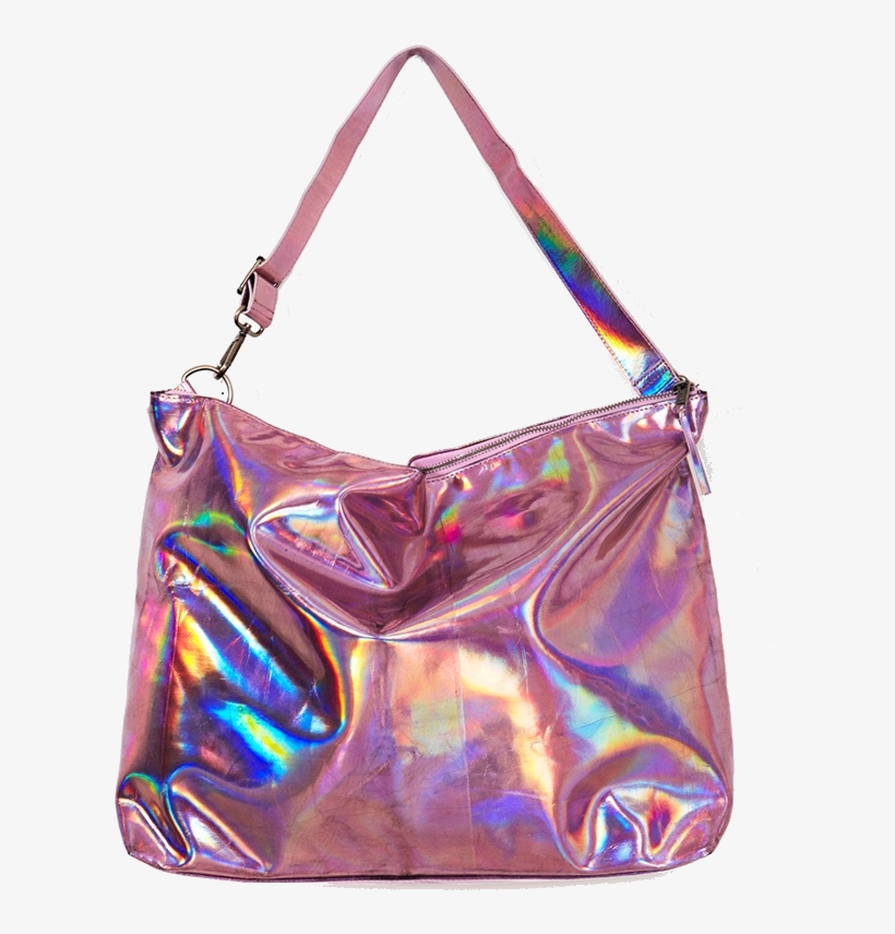 Accessories, Bags, Purses, Pink, Rainbow, Holographic - Nasty Gal Holographic Bag, transparent png download